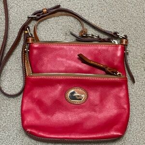 Dooney & Bourke leather bag red